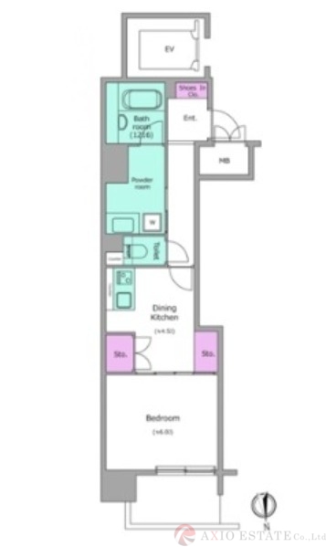 9階の間取り図