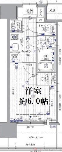 8階の間取り図