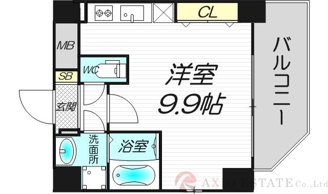 広々1Ｒ