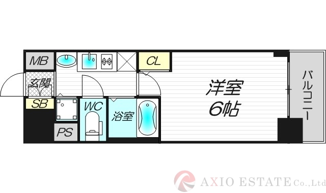 6階の間取り図