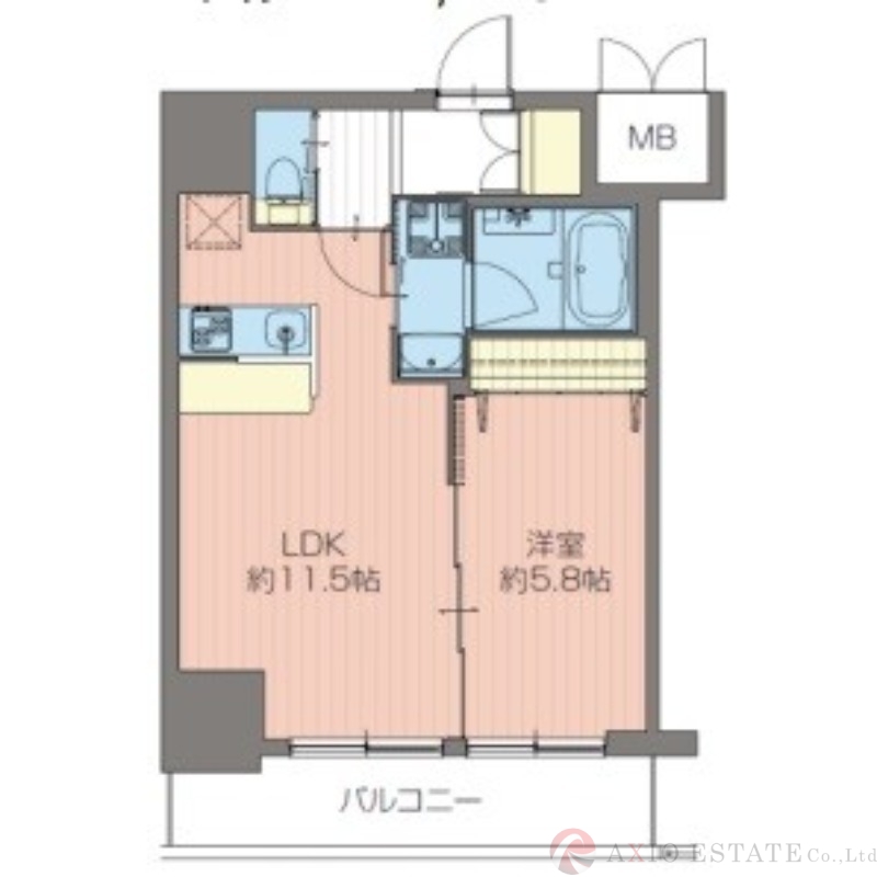 9階の間取り図
