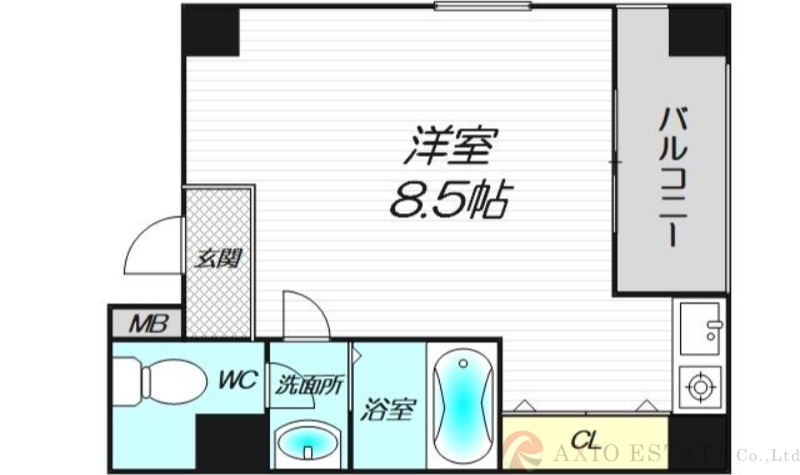 6階の間取り図