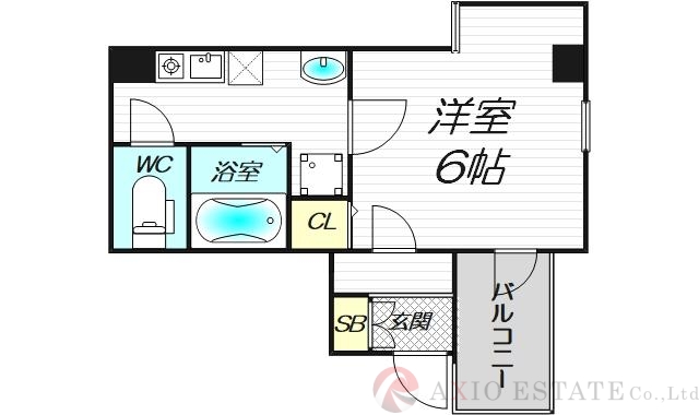 1階の間取り図