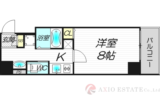 9階の間取り図