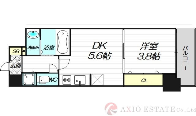 3階の間取り図