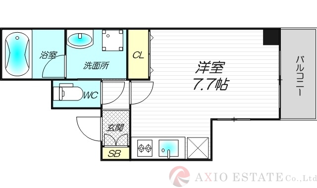 7階の間取り図