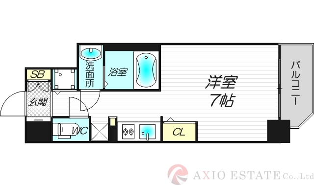 7階の間取り図
