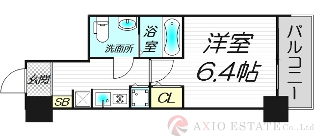 4階の間取り図