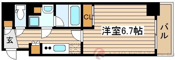 9階の間取り図