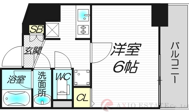 4階の間取り図