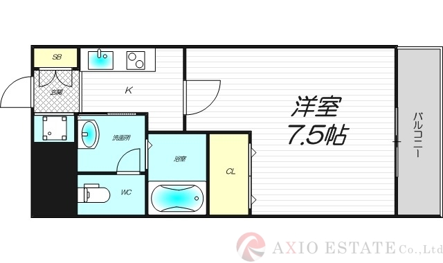 6階の間取り図