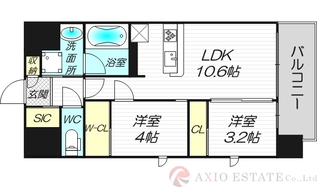 7階の間取り図