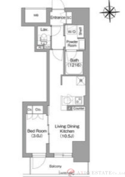 3階の間取り図