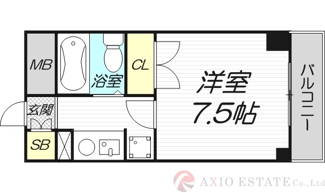 5階の間取り図
