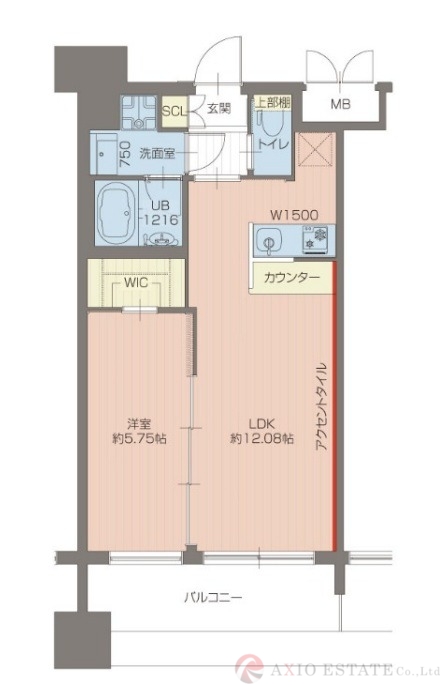2階の間取り図