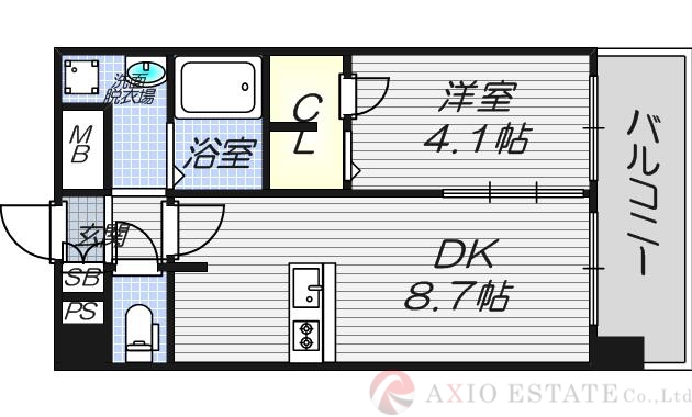 11階の間取り図