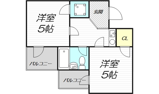 5階の間取り図