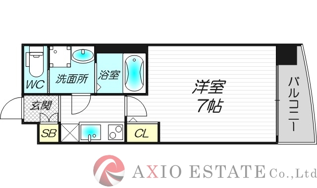 4階の間取り図