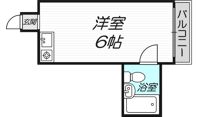1階の間取り図