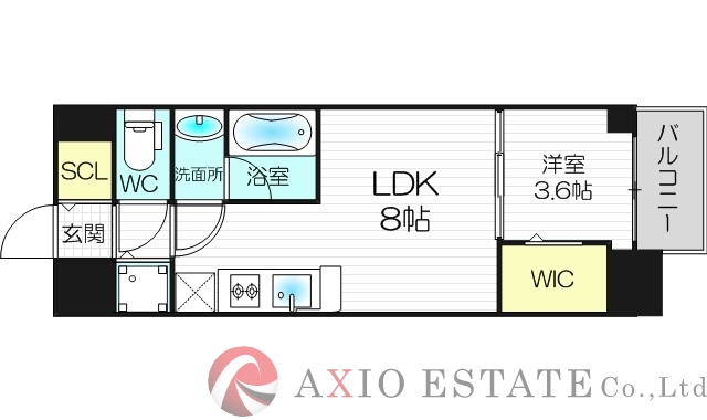 9階の間取り図