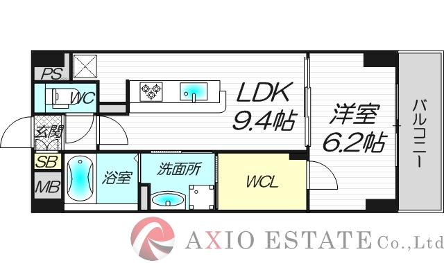 家具の配置がしやすい間取りになっております