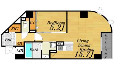 家具の配置がしやすい間取りになっております