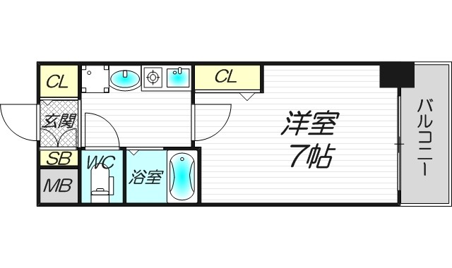 6階の間取り図
