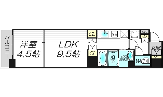おしゃれな1LDK