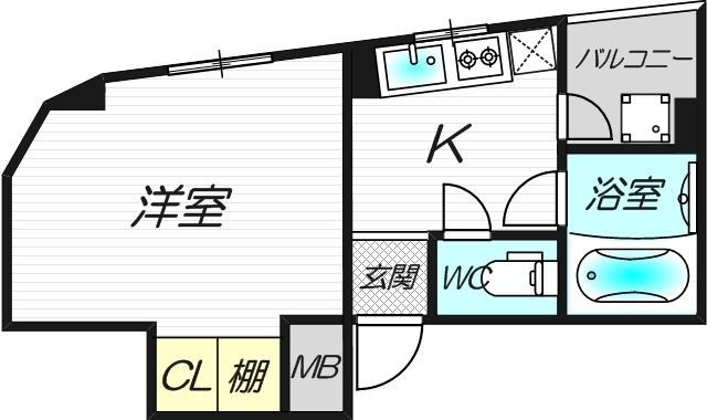 4階の間取り図
