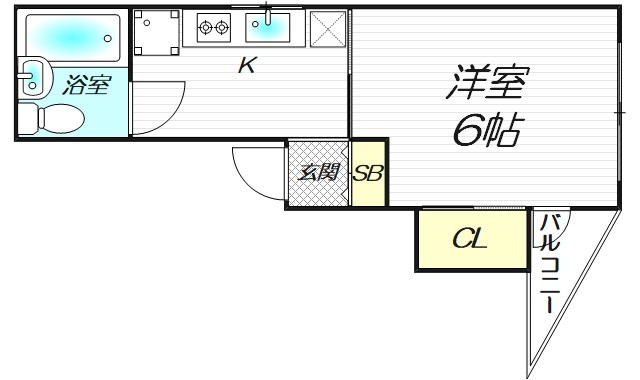 2階の間取り図