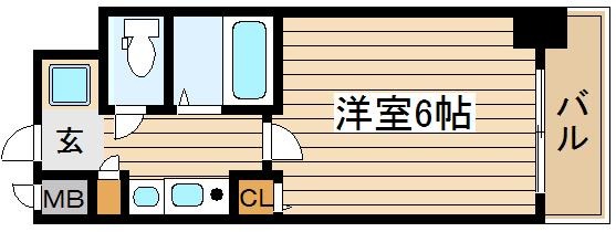 8階の間取り図