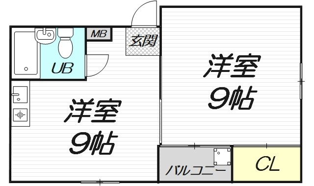 6階の間取り図