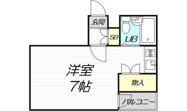 6階の間取り図