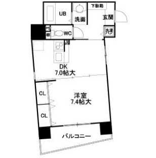 4階の間取り図