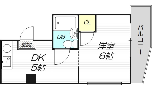 4階の間取り図