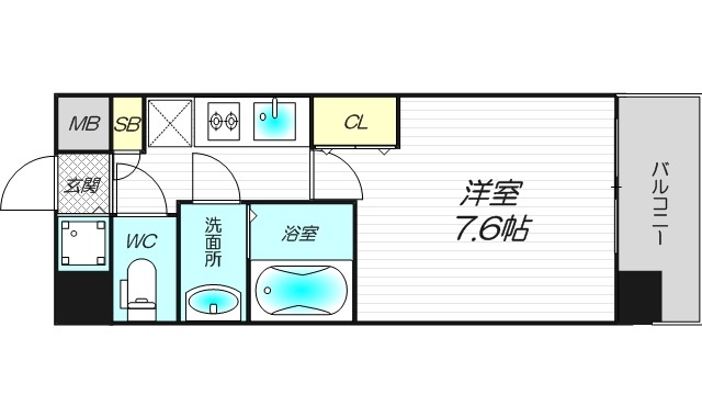 8階の間取り図