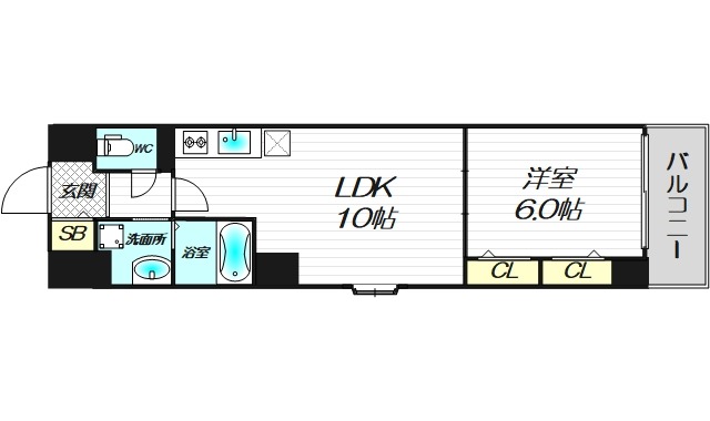 2階の間取り図