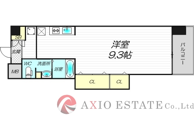 8階の間取り図