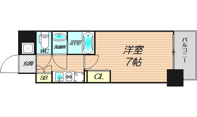 5階の間取り図