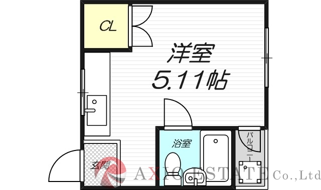 4階の間取り図
