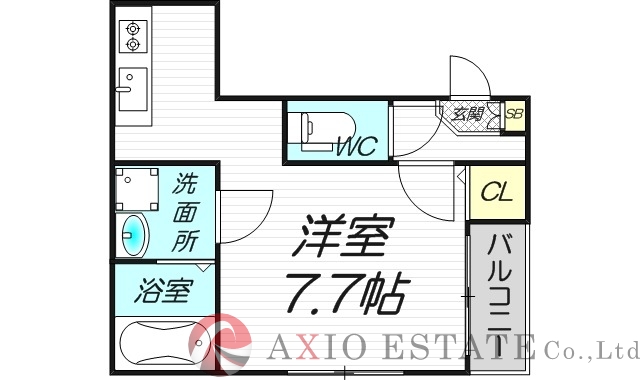 1階の間取り図