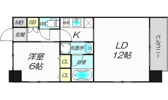 4階の間取り図