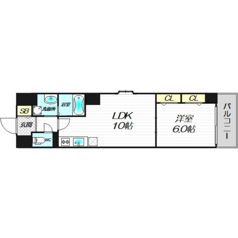 4階の間取り図