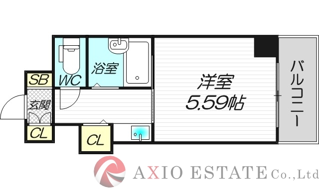 3階の間取り図