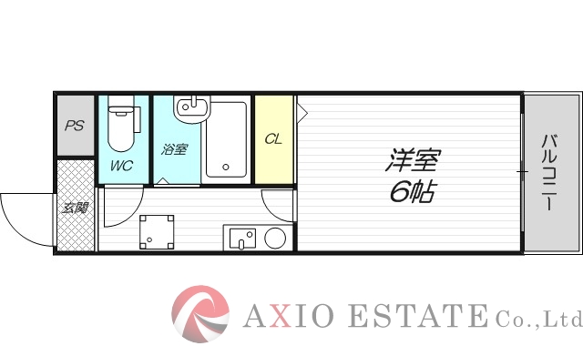 4階の間取り図