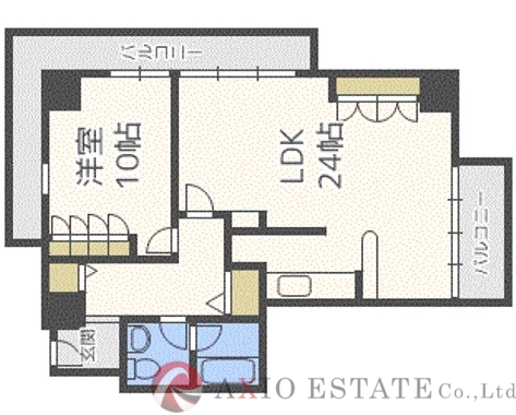 4階の間取り図