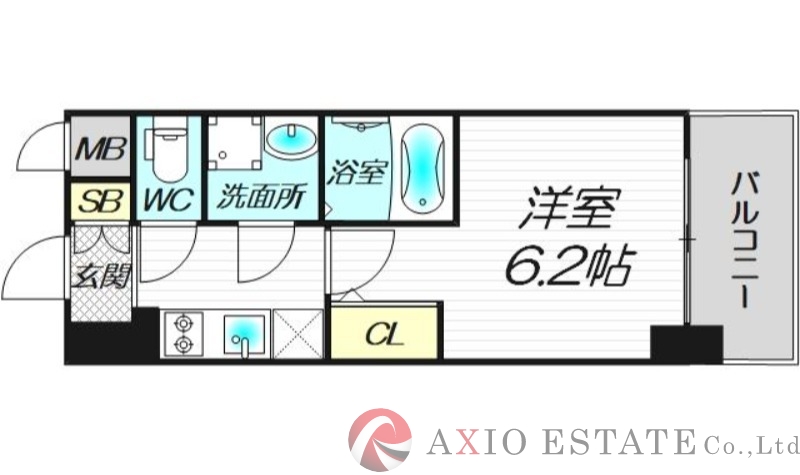 6階の間取り図