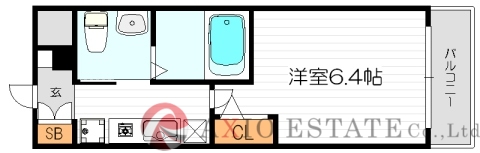 5階の間取り図