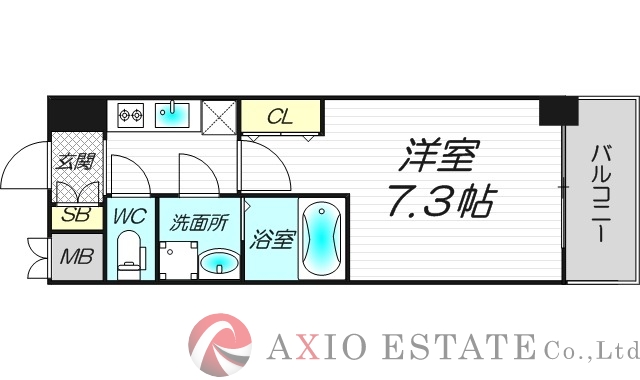 6階の間取り図