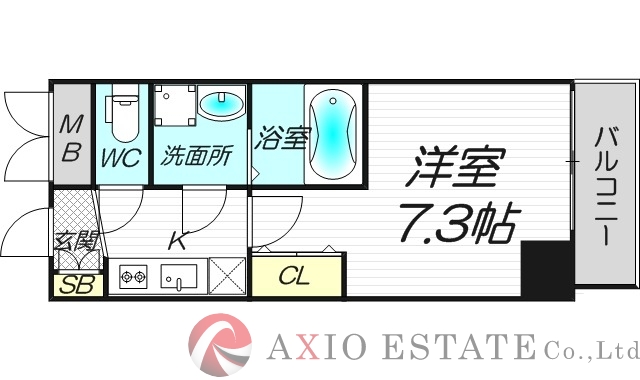 6階の間取り図
